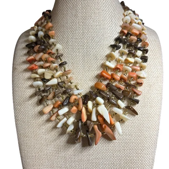 Vintage Japan 1960’s 5 strand necklace - Picture 1 of 4